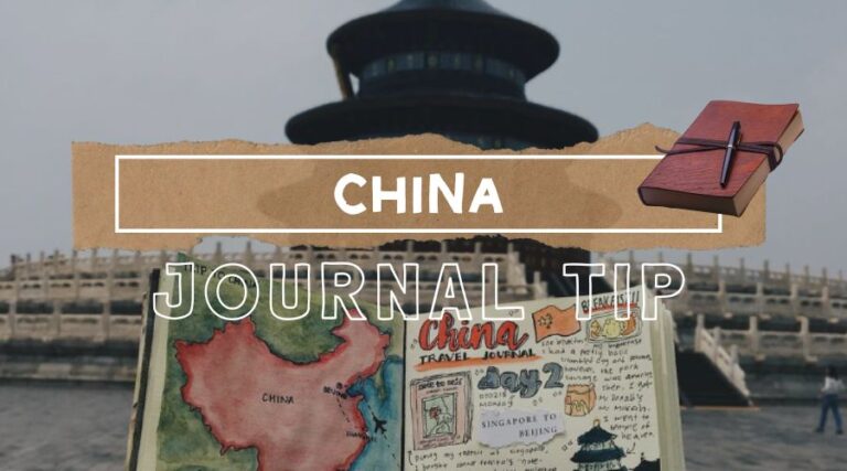 China Travel Journal Inspiration || The Travel Tester