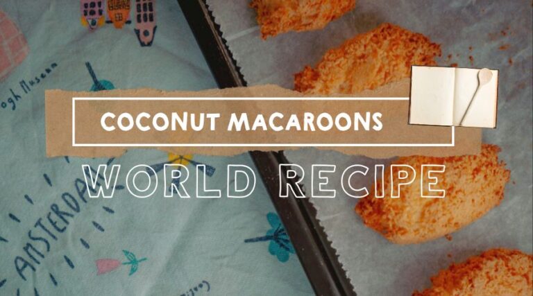 Coconut Macaroon Cookie Recipe from Holland || The Travel Tester