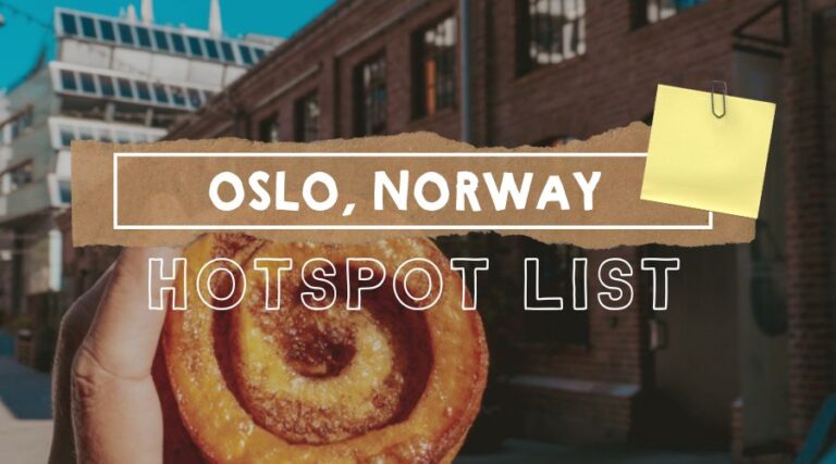 Bar, Cafe & Restaurant Oslo, Norway [Travel Tester Checklist]